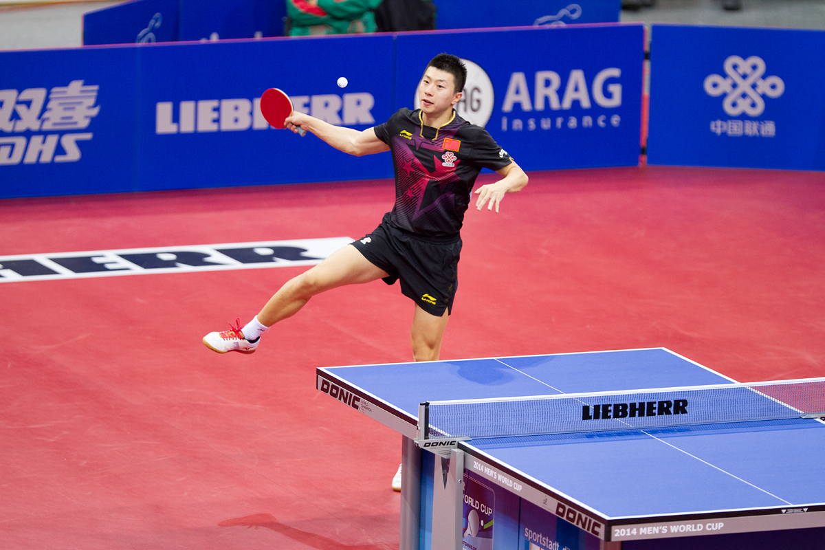 In der Runde der letzten Acht ließ Ma Long nach leichten Startschwierigkeiten...(©Fabig)