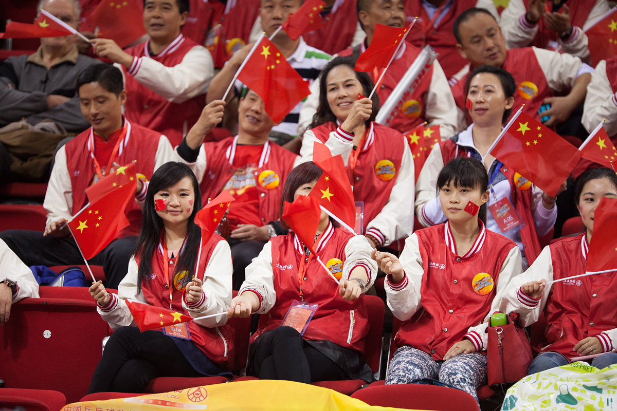 …sehr zur Freude der chinesischen Anhänger.(©Fabig)