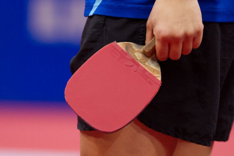 Der einzige Penholderspieler des Turniers: Cazuo Matsumoto aus Brasilien (©Fabig)