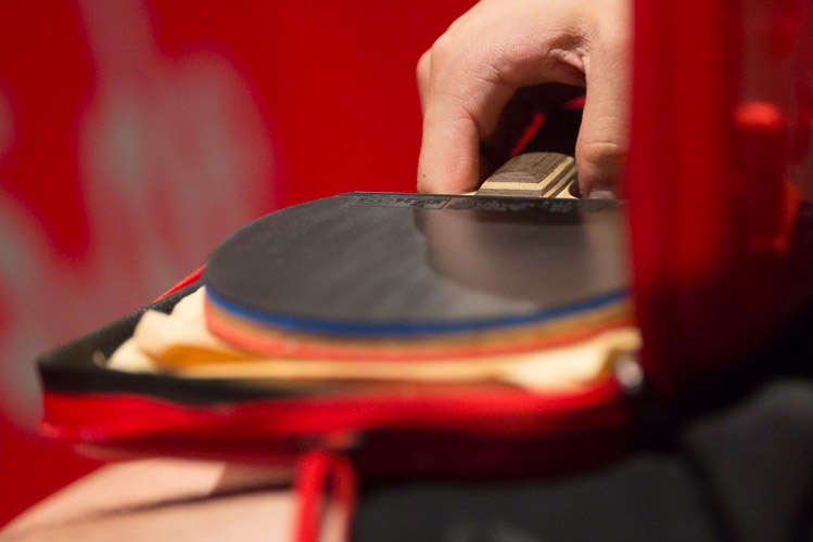  Fan Zhendong spielt das STIGA Infinity (©Fabig)