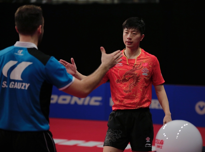 ...die sich der Chinese trotz eines 1:2-Satzrückstandes am Ende souverän sicherte. (©ITTF)