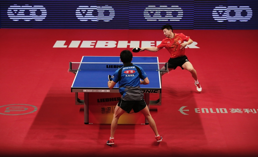 So richtig spannend wurde es dann ab dem Viertelfinale. Das deutlichste Ergebnisse gelang Ma Long mit seinem 4:1-Sieg gegen Koki Niwa. (©ITTF)