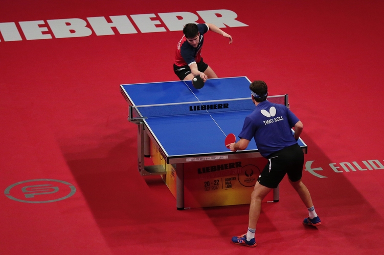 Mit 1:2 geriet erst stattdessen in Rückstand und auch der 2:2-Ausgleich brachte nicht die erhoffte Wende. (©ITTF)